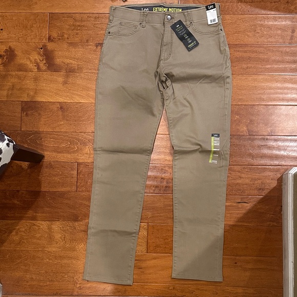 Lee Men's Tan Straight tapered Jeans 34x34 - Picture 1 of 9